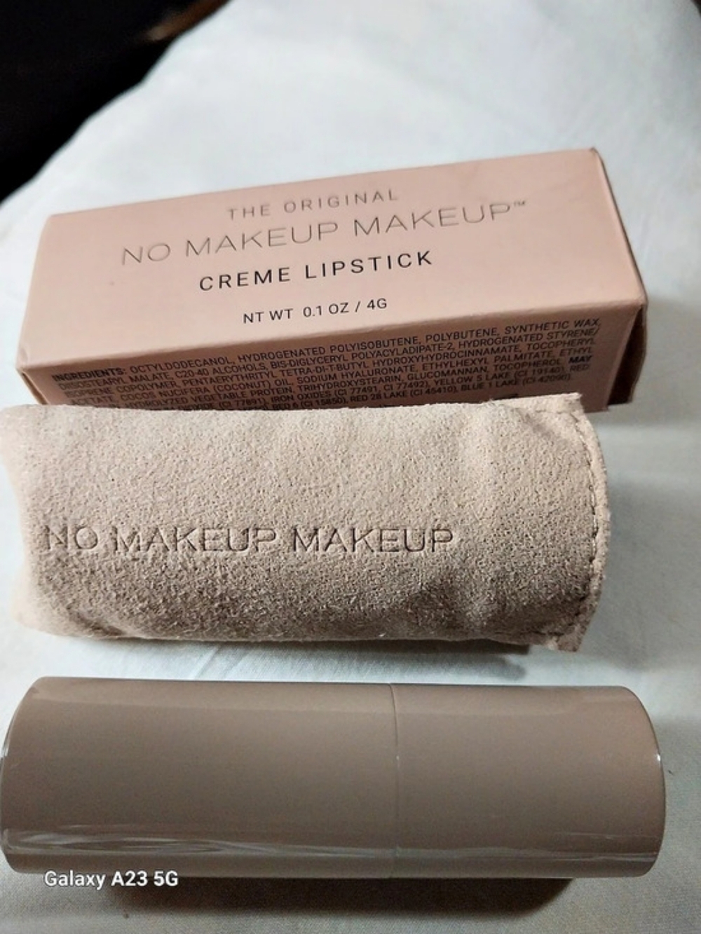 No Makeup Creme Lipstick - Pink 2 Pink NWT TUBE UNOPENED